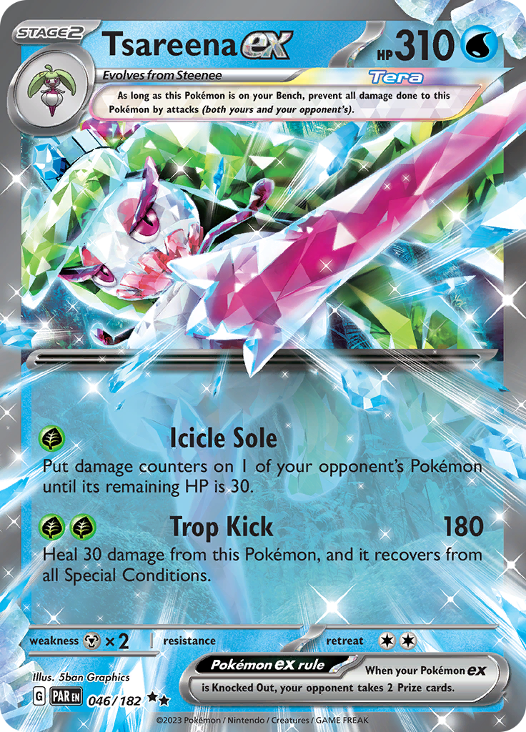 Tsareena ex (046/182) [Scarlet & Violet: Paradox Rift] | Exor Games Dartmouth