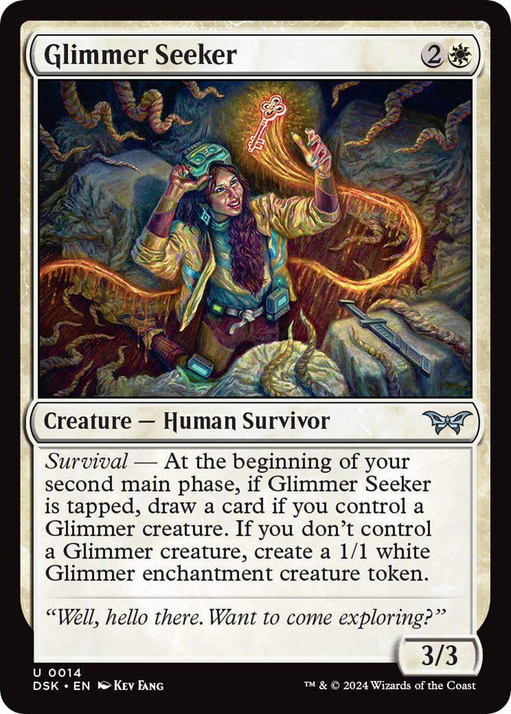 Glimmer Seeker [Duskmourn: House of Horror] | Exor Games Dartmouth