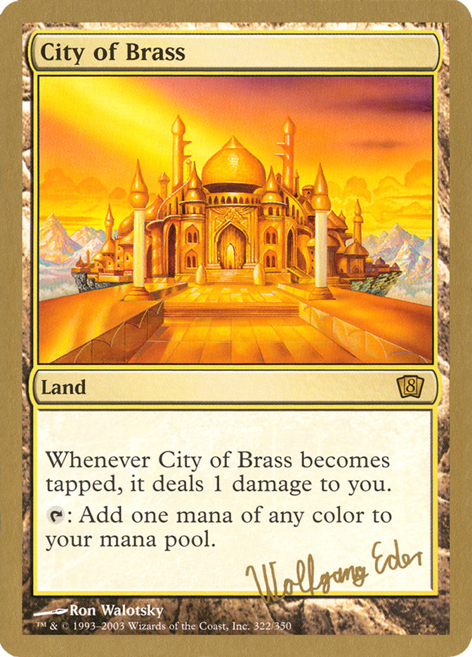 City of Brass (Wolfgang Eder) [World Championship Decks 2003] | Exor Games Dartmouth