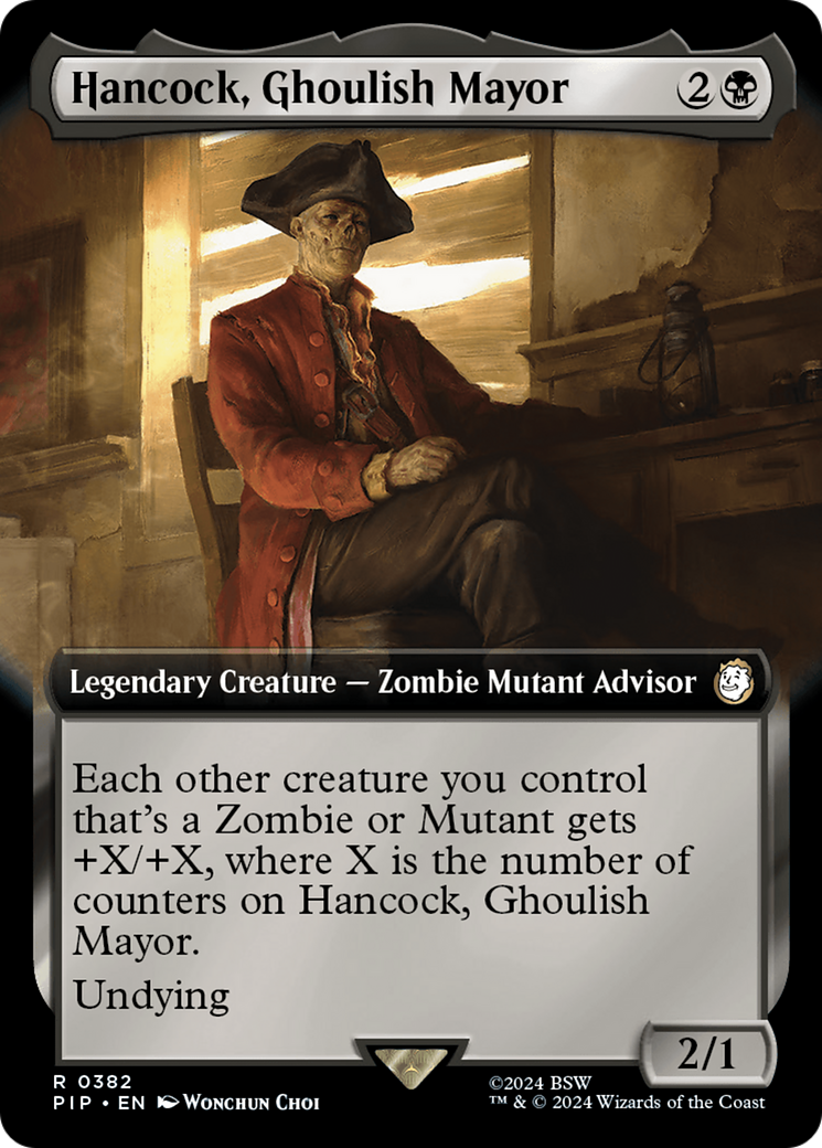 Hancock, Ghoulish Mayor (Extended Art) [Fallout] | Exor Games Dartmouth