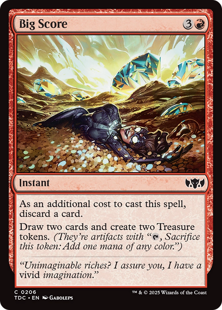 Big Score [Tarkir: Dragonstorm Commander] | Exor Games Dartmouth
