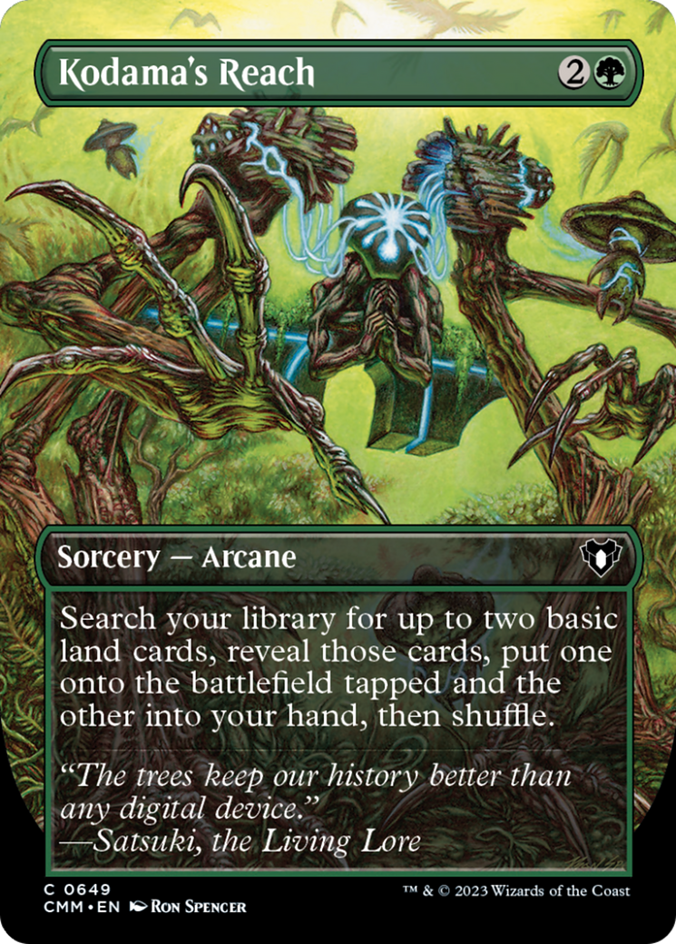 Kodama's Reach (Borderless Alternate Art) [Commander Masters] | Exor Games Dartmouth