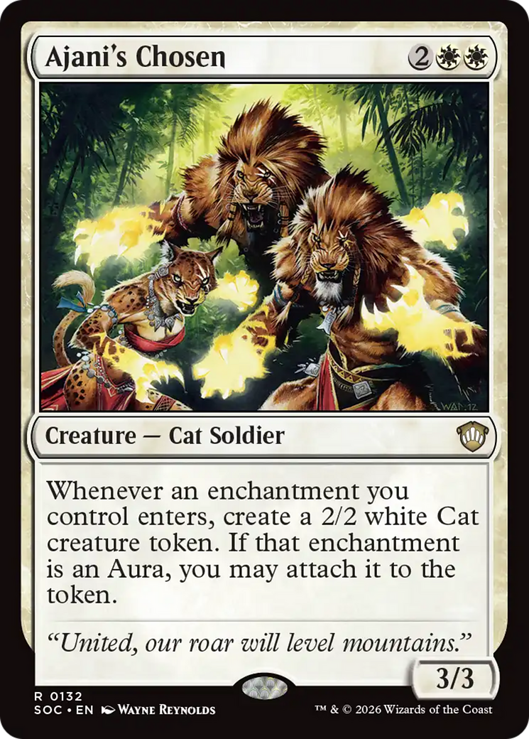 Ajani's Chosen [Secrets of Strixhaven Commander] | Exor Games Dartmouth