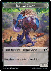 Eldrazi Spawn // Satyr Double-Sided Token [Commander Masters Tokens] | Exor Games Dartmouth