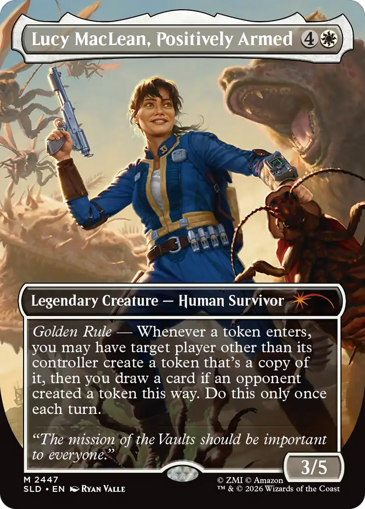 Lucy MacLean, Positively Armed [Secret Lair Drop Series] | Exor Games Dartmouth
