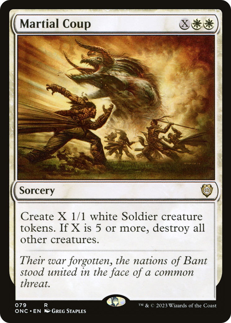 Martial Coup [Phyrexia: All Will Be One Commander] | Exor Games Dartmouth