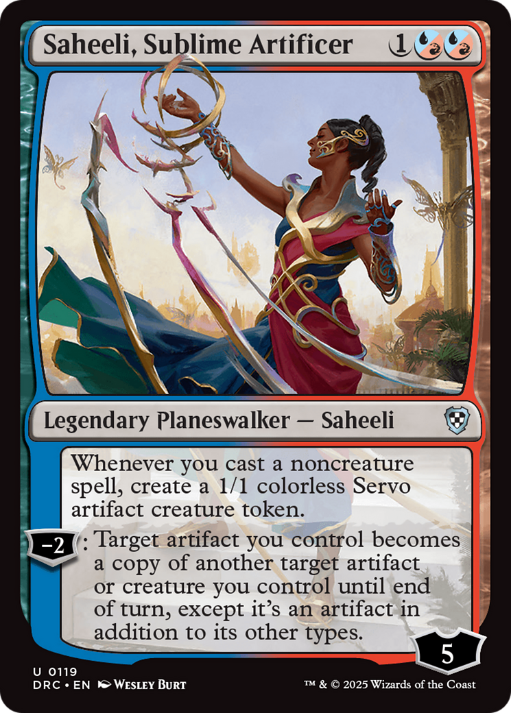 Saheeli, Sublime Artificer [Aetherdrift Commander] | Exor Games Dartmouth