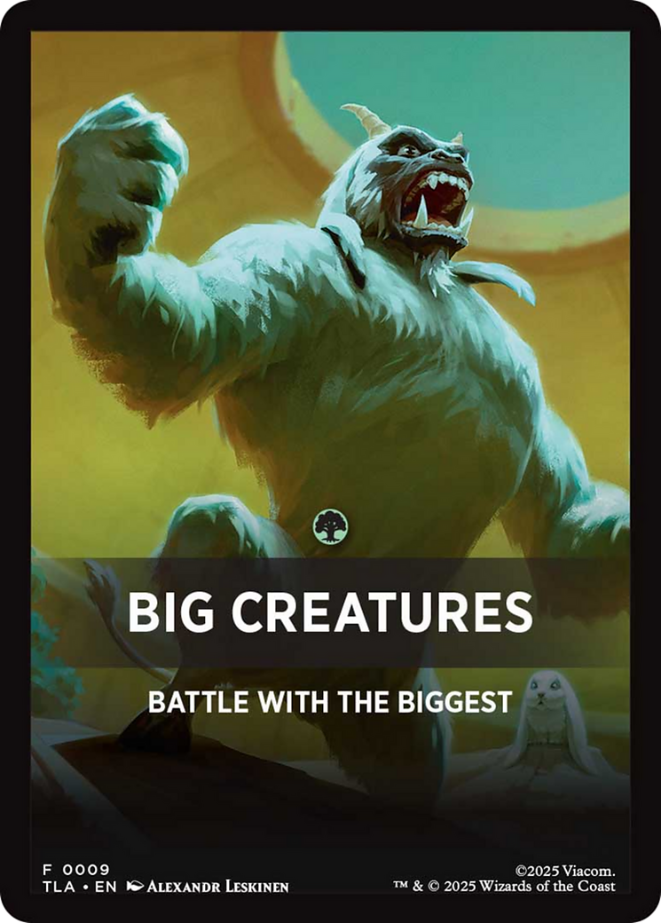 Big Creatures Theme Card [Avatar: The Last Airbender] | Exor Games Dartmouth
