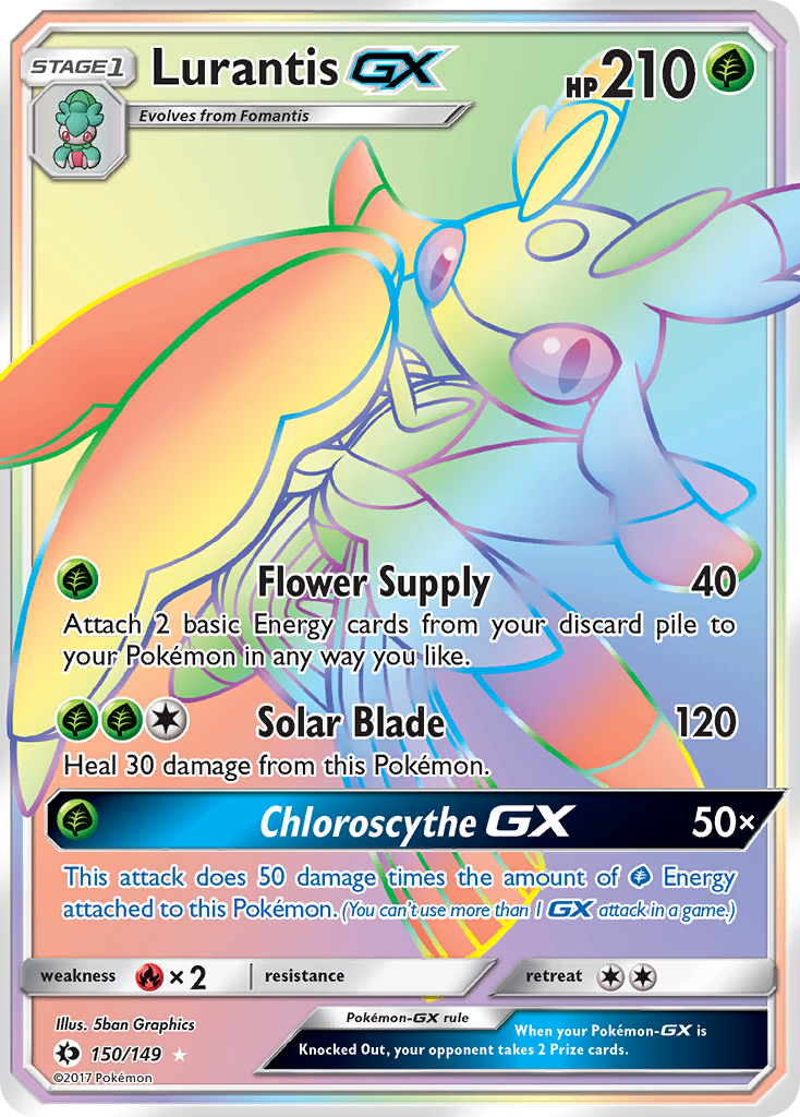 Lurantis GX (150/149) [Sun & Moon: Base Set] | Exor Games Dartmouth