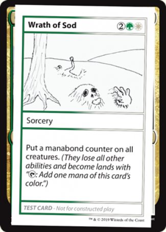 Wrath of Sod (2021 Edition) [Mystery Booster Playtest Cards] | Exor Games Dartmouth