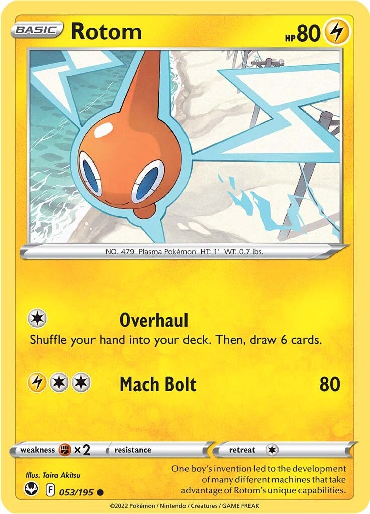 Rotom (053/195) [Sword & Shield: Silver Tempest] | Exor Games Dartmouth