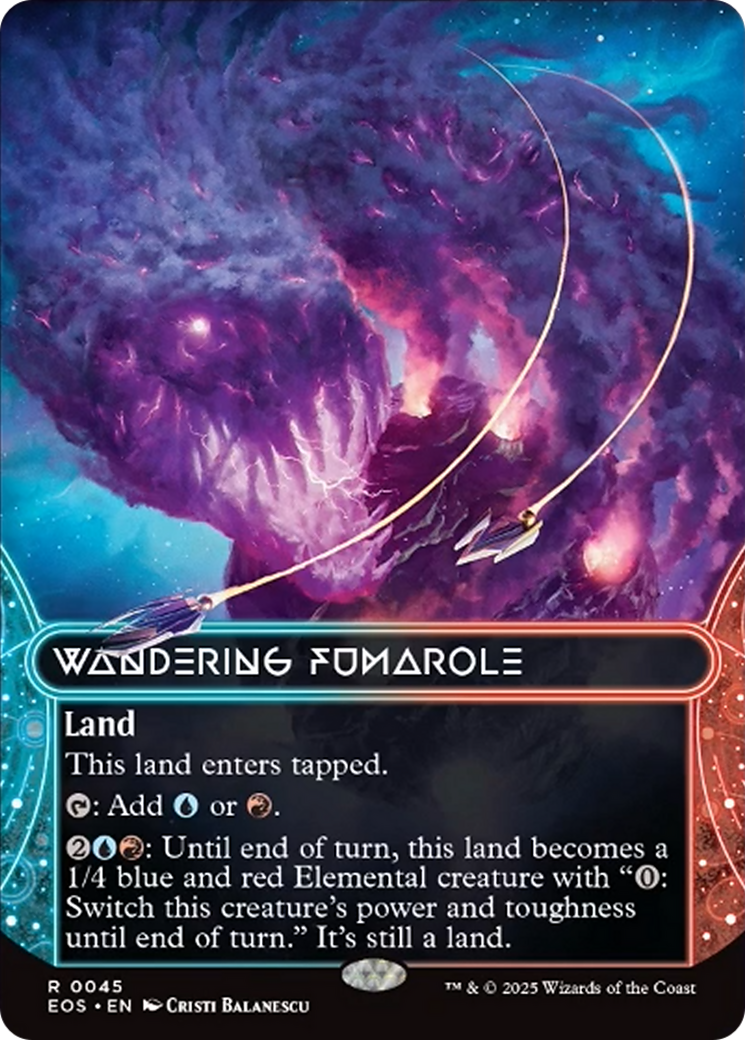 Wandering Fumarole (0045) (Borderless) [Edge of Eternities: Stellar Sights] | Exor Games Dartmouth