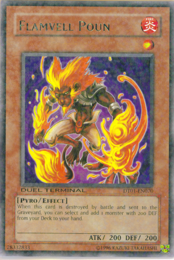 Flamvell Poun [DT01-EN070] Rare | Exor Games Dartmouth
