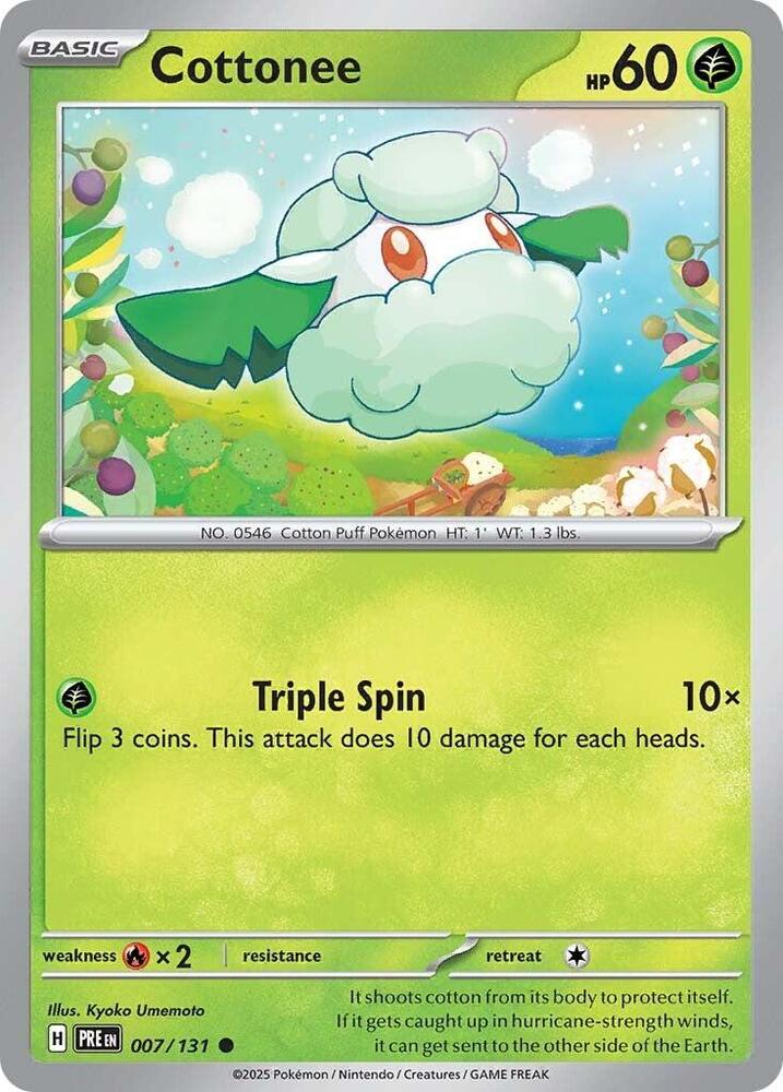 Cottonee (007/131) [Scarlet & Violet: Prismatic Evolutions] | Exor Games Dartmouth