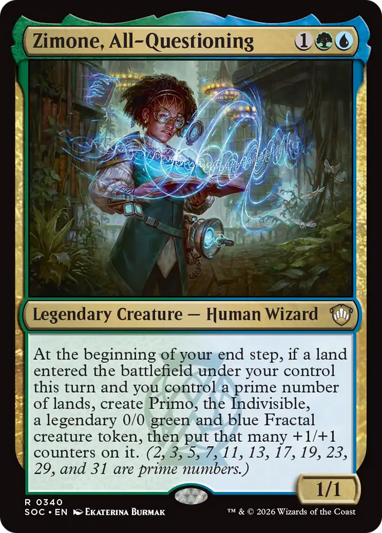 Zimone, All-Questioning [Secrets of Strixhaven Commander] | Exor Games Dartmouth
