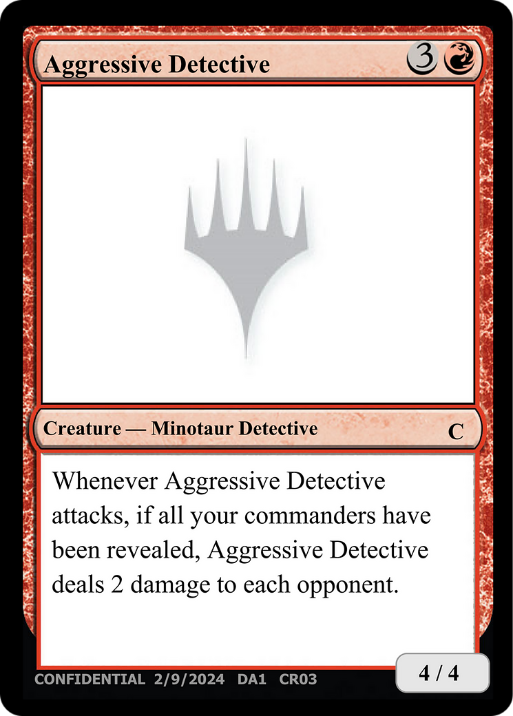 Aggressive Detective [Unknown Event] | Exor Games Dartmouth