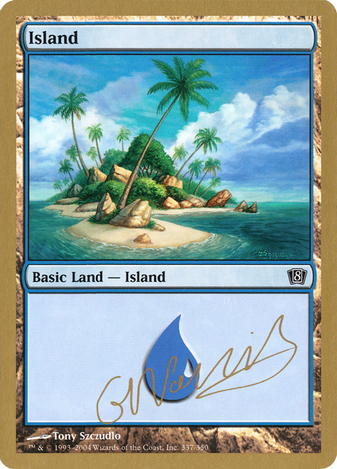 Island (gn337) (Gabriel Nassif) [World Championship Decks 2004] | Exor Games Dartmouth