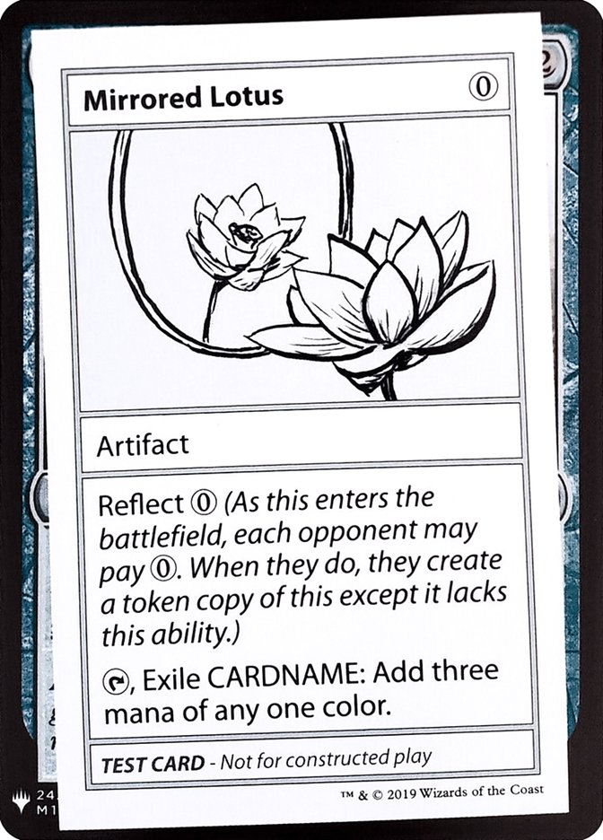 Mirrored Lotus [Mystery Booster Playtest Cards] | Exor Games Dartmouth