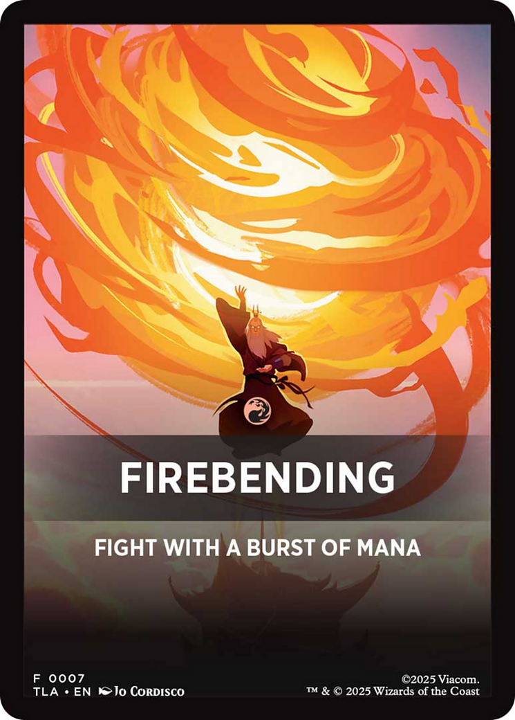 Firebending Theme Card [Avatar: The Last Airbender] | Exor Games Dartmouth