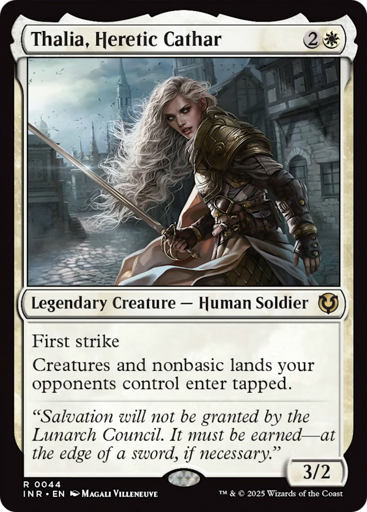 Thalia, Heretic Cathar [Innistrad Remastered] | Exor Games Dartmouth