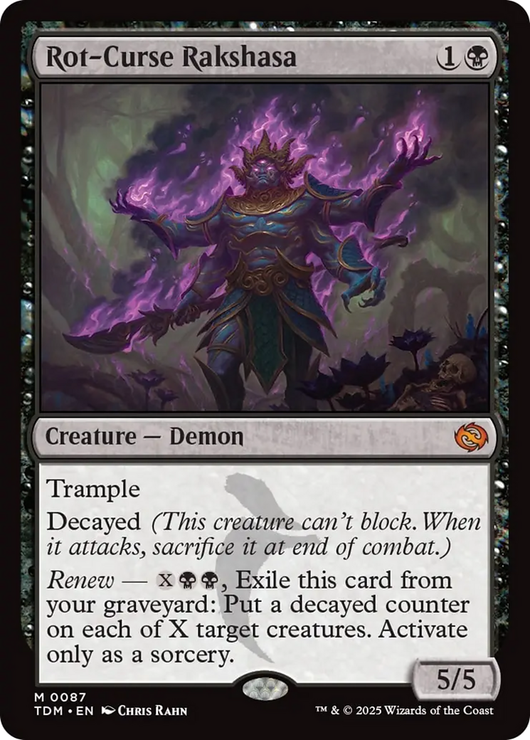Rot-Curse Rakshasa [Tarkir: Dragonstorm] | Exor Games Dartmouth
