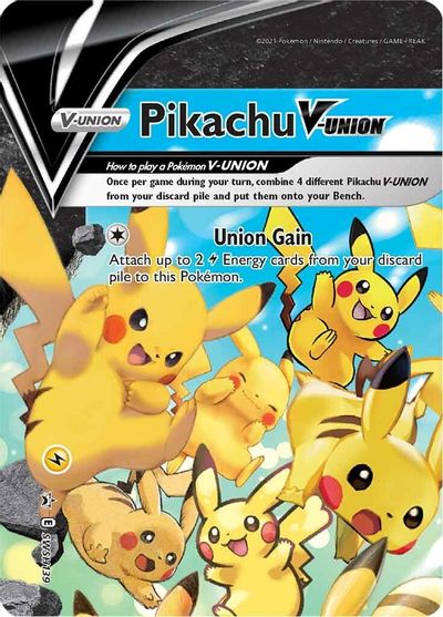 Pikachu V-UNION (SWSH139) (Celebrations) [Sword & Shield: Black Star Promos] | Exor Games Dartmouth