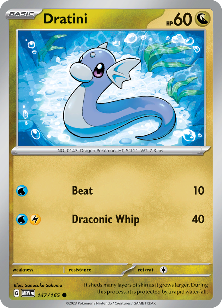 Dratini (147/165) [Scarlet & Violet: 151] | Exor Games Dartmouth