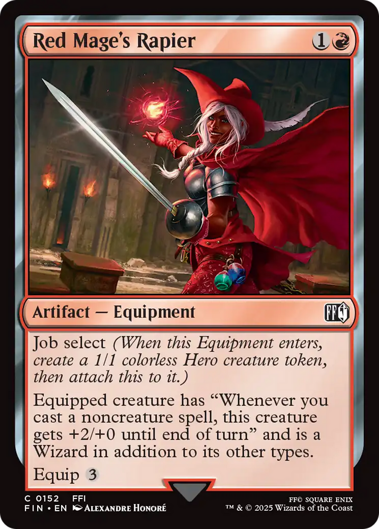 Red Mage's Rapier [FINAL FANTASY] | Exor Games Dartmouth