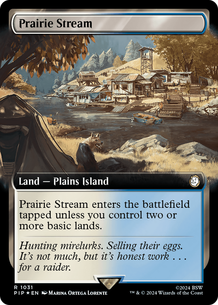 Prairie Stream (Extended Art) (Surge Foil) [Fallout] | Exor Games Dartmouth