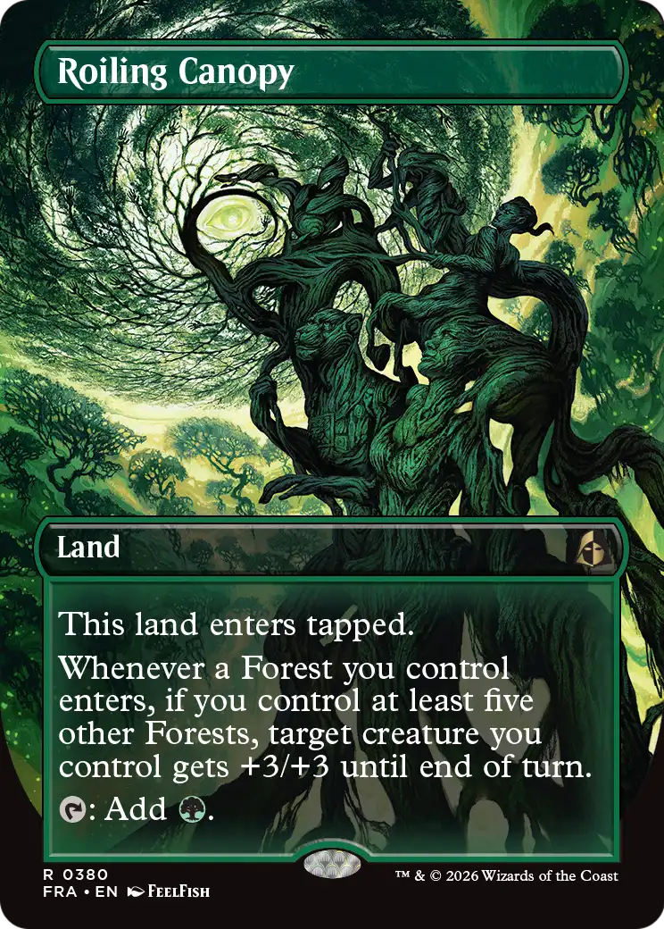 Roiling Canopy (Borderless) [Reality Fracture] | Exor Games Dartmouth