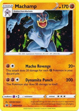 Machamp (SWSH053) [Sword & Shield: Black Star Promos] | Exor Games Dartmouth