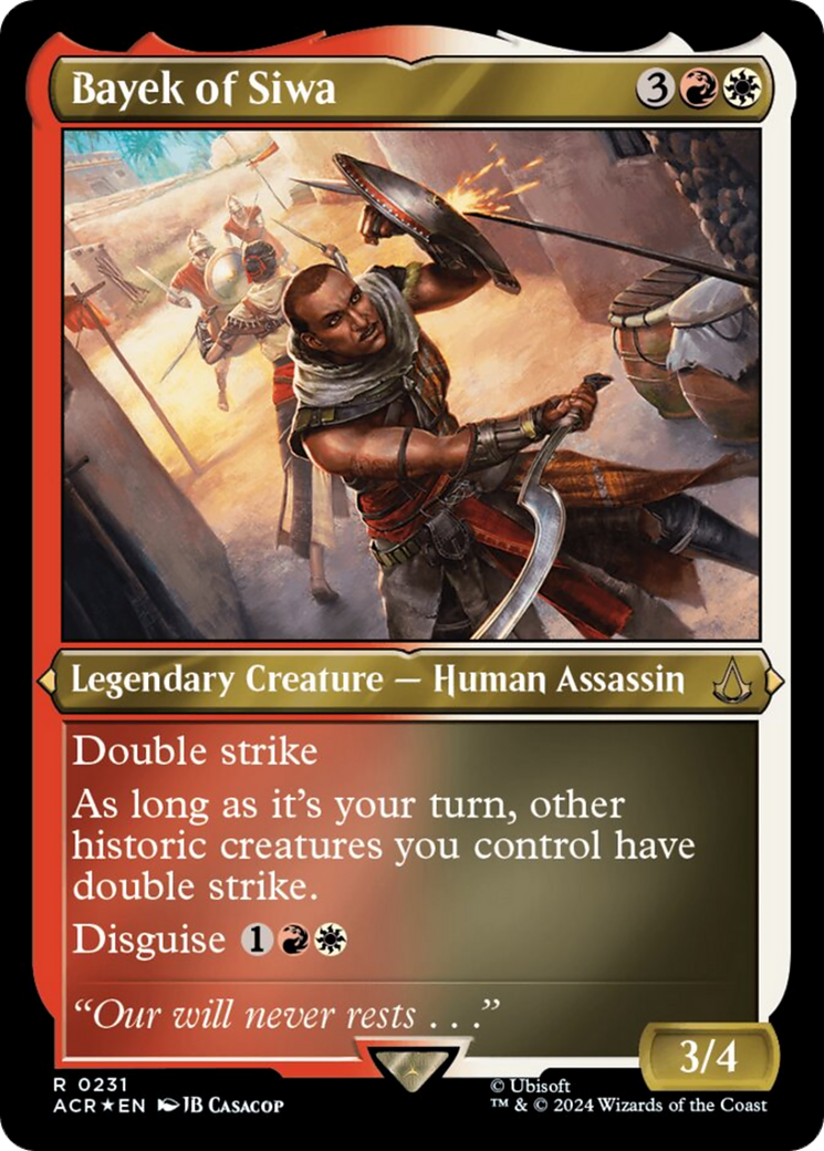 Bayek of Siwa (Foil Etched) [Assassin's Creed] | Exor Games Dartmouth
