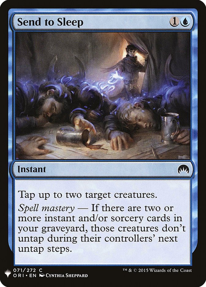 Send to Sleep [Mystery Booster] | Exor Games Dartmouth