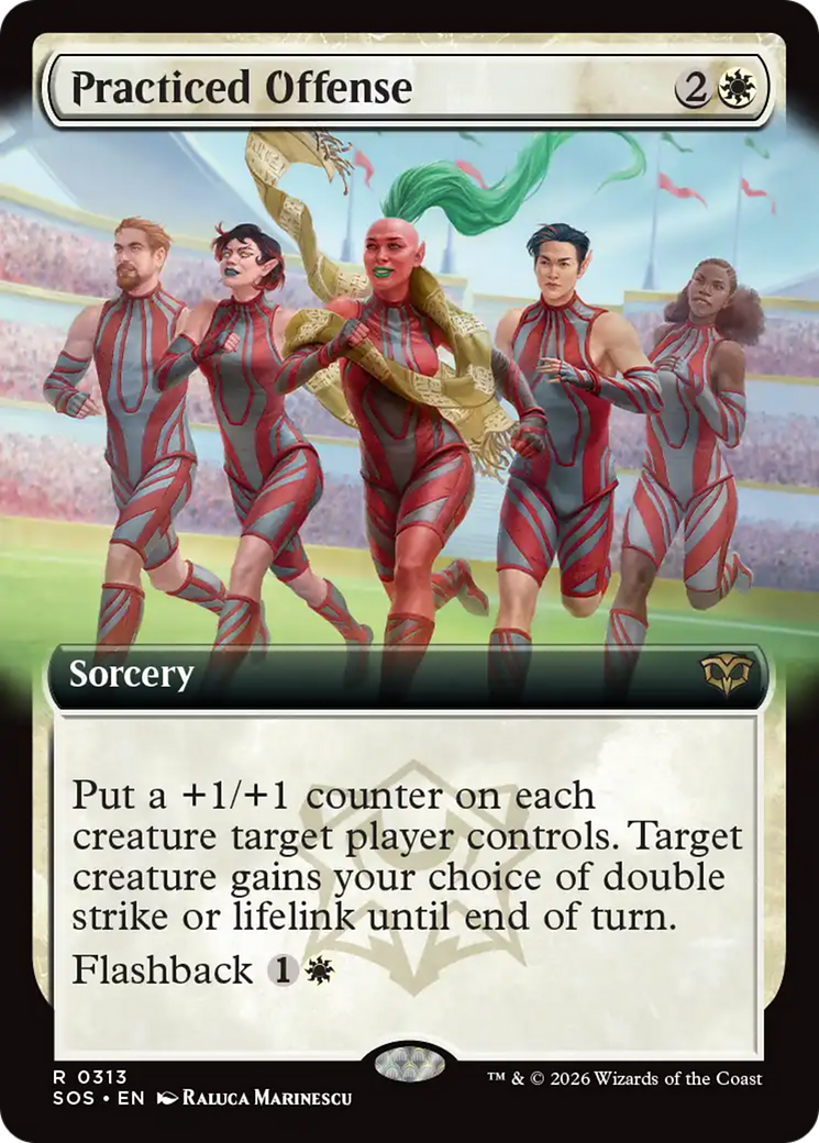 Practiced Offense (Extended Art) [Secrets of Strixhaven] | Exor Games Dartmouth