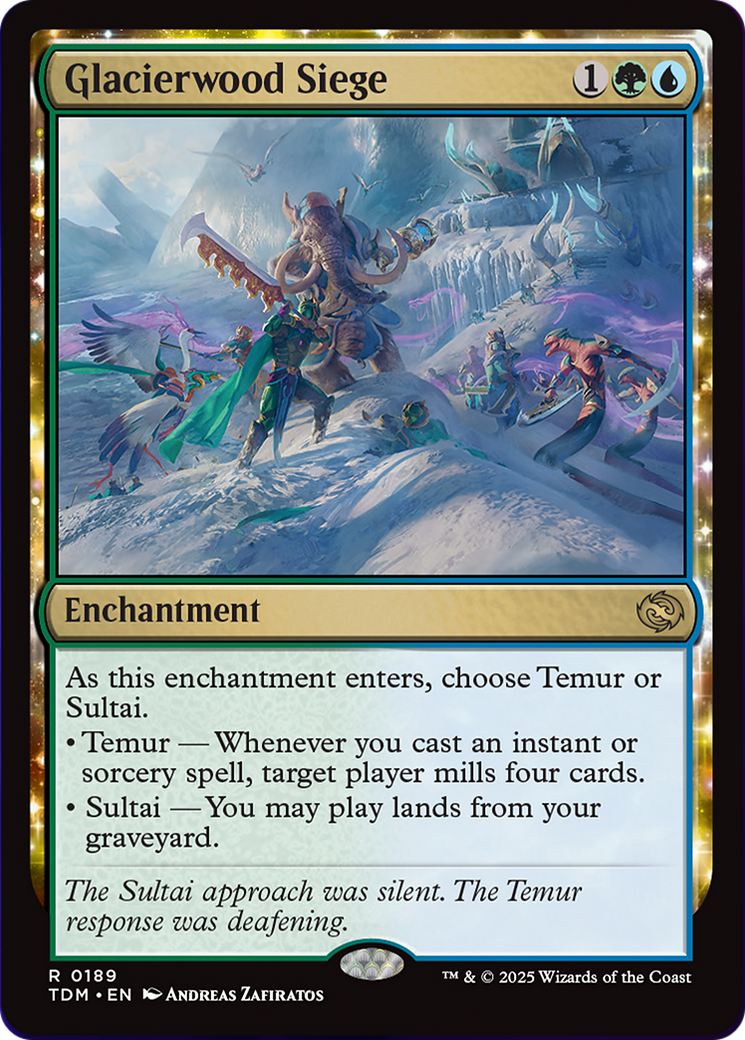 Glacierwood Siege [Tarkir: Dragonstorm] | Exor Games Dartmouth