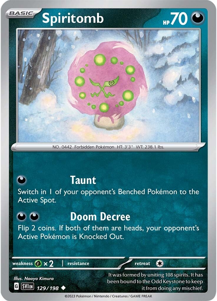 Spiritomb (129/198) [Scarlet & Violet: Base Set] | Exor Games Dartmouth