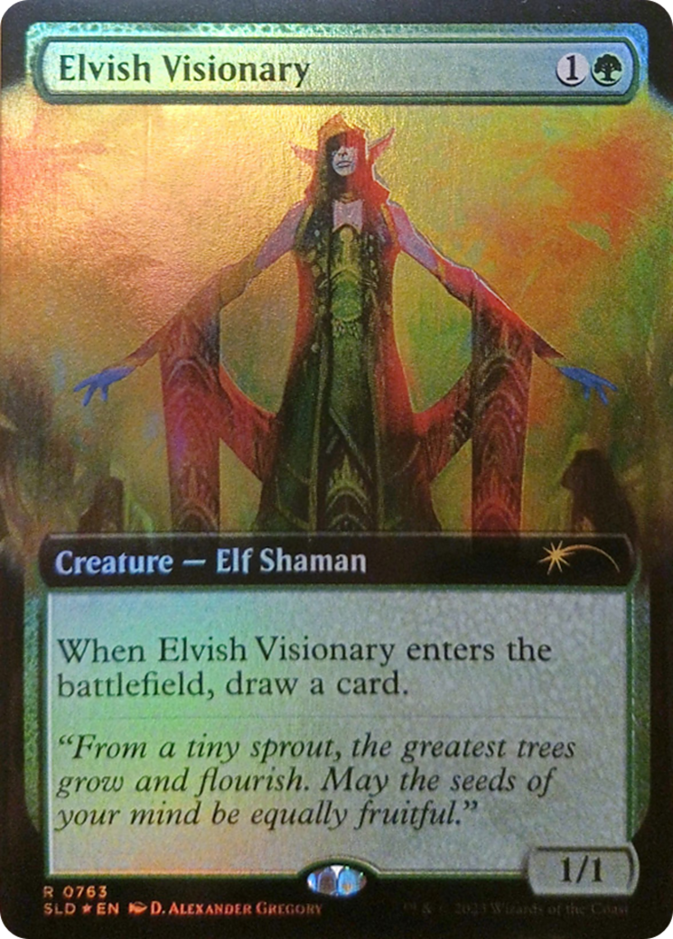 Elvish Visionary (Extended Art) [Secret Lair Drop Series] | Exor Games Dartmouth