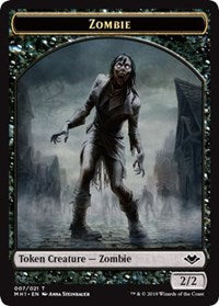 Zombie (007) // Elephant (012) Double-Sided Token [Modern Horizons Tokens] | Exor Games Dartmouth