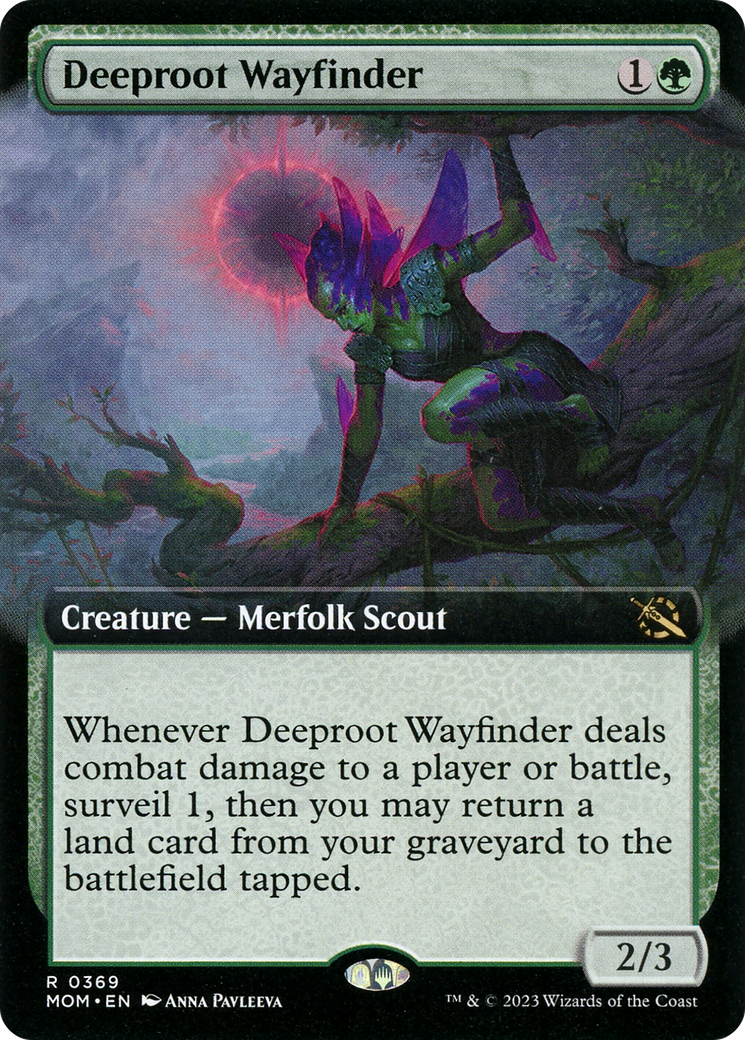 Deeproot Wayfinder (Extended Art) [March of the Machine] | Exor Games Dartmouth