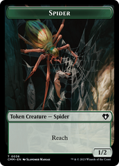 Wurm // Spider Double-Sided Token [Commander Masters Tokens] | Exor Games Dartmouth