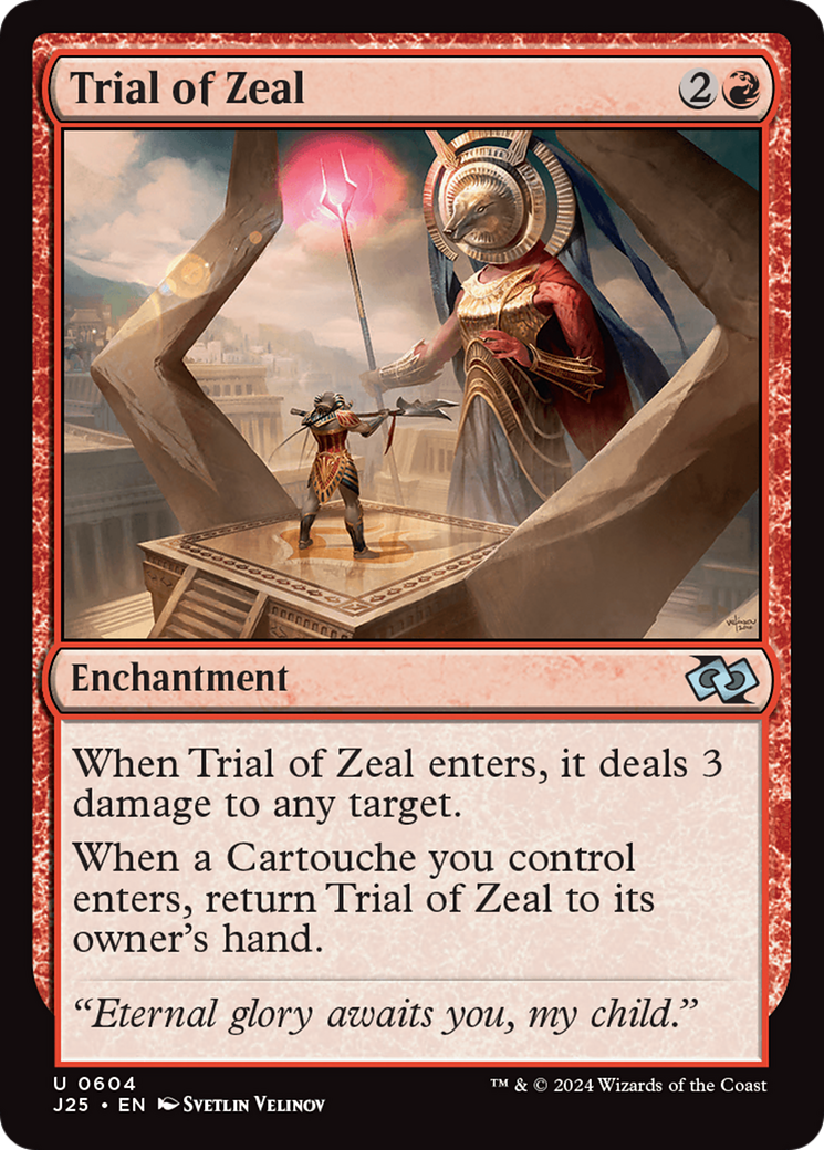 Trial of Zeal [Foundations Jumpstart] | Exor Games Dartmouth