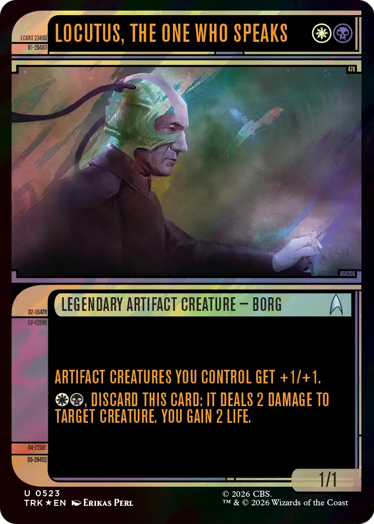 Locutus, the One Who Speaks (Showcase) (Surge Foil) [Star Trek] | Exor Games Dartmouth