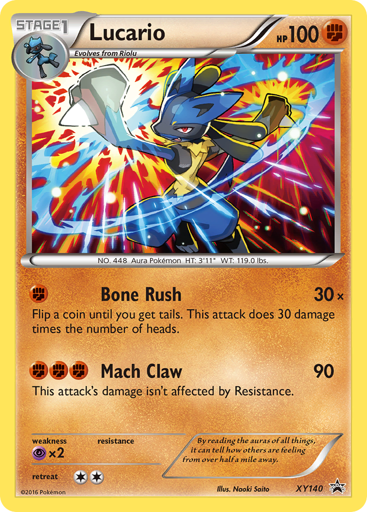 Lucario (XY140) [XY: Black Star Promos] | Exor Games Dartmouth