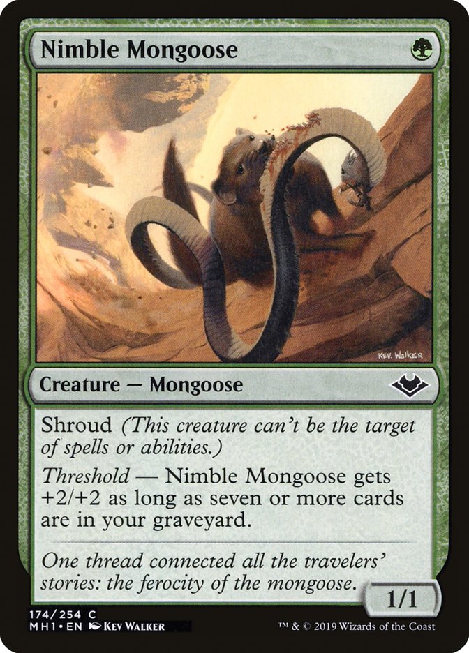 Nimble Mongoose [Modern Horizons] | Exor Games Dartmouth