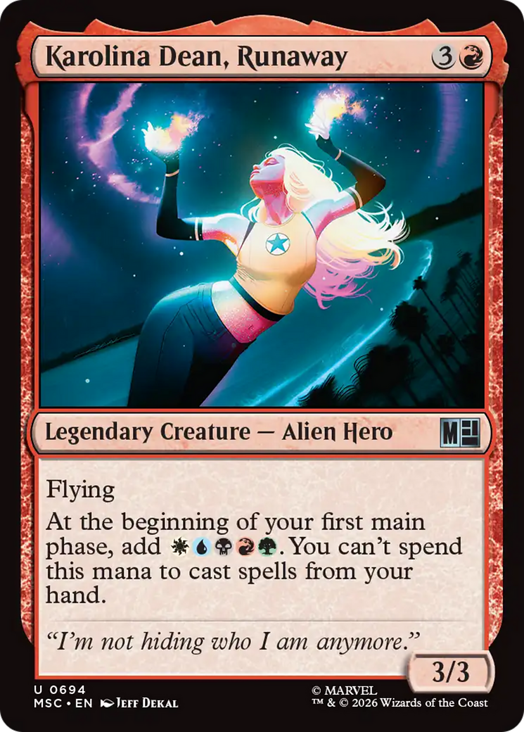 Karolina Dean, Runaway [Marvel Super Heroes Commander] | Exor Games Dartmouth