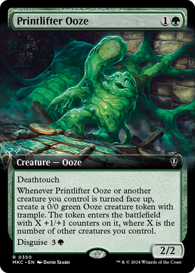 Printlifter Ooze (Extended Art) [Murders at Karlov Manor Commander] | Exor Games Dartmouth