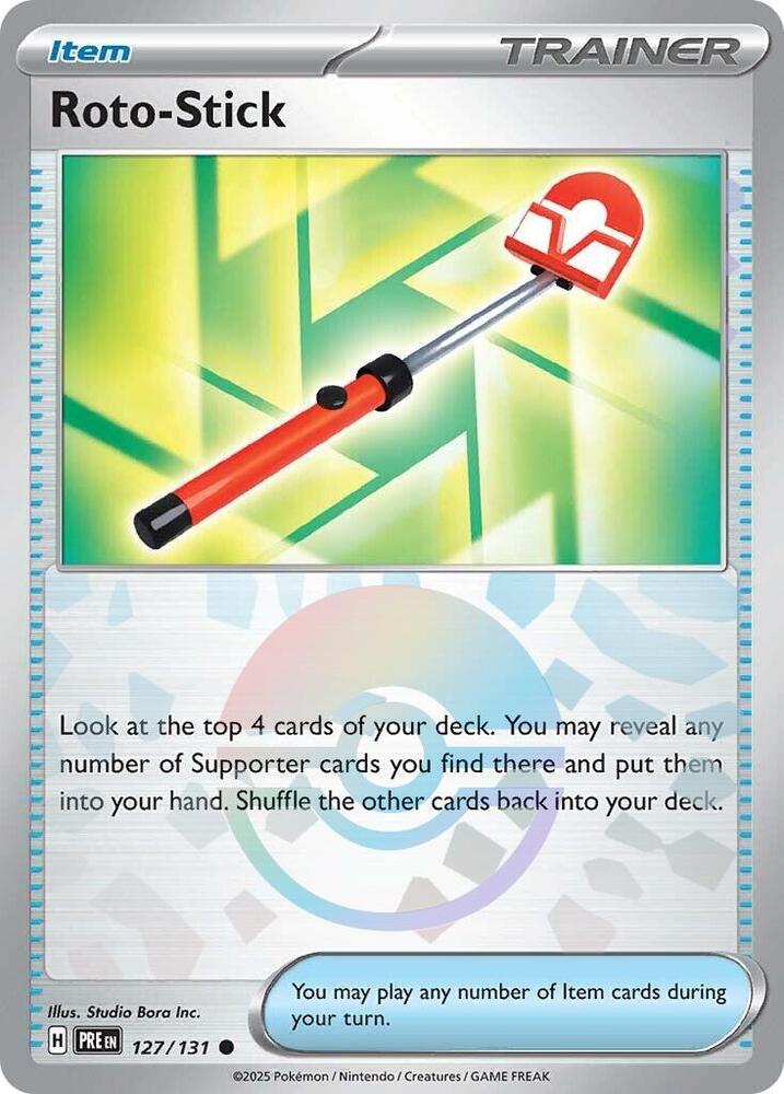 Roto-Stick (127/131) (Poke Ball Pattern) [Scarlet & Violet: Prismatic Evolutions] | Exor Games Dartmouth
