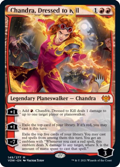 Chandra, Dressed to Kill (Promo Pack) [Innistrad: Crimson Vow Promos] | Exor Games Dartmouth