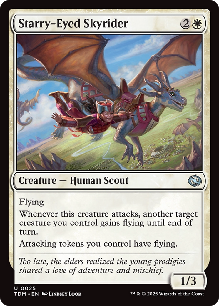 Starry-Eyed Skyrider [Tarkir: Dragonstorm] | Exor Games Dartmouth