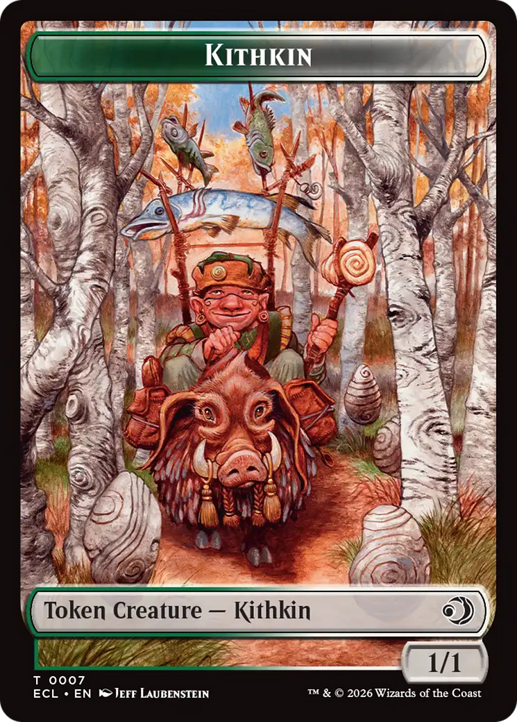 Elf // Kithkin (0007) Double-Sided Token [Lorwyn Eclipsed Tokens] | Exor Games Dartmouth